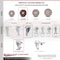 Service Caster 3.5 Inch SS High Temp Glass Filled Nylon 10mm Threaded Stem Caster Brake SCC SCC-SSTS20S3514-GFNSHT-TLB-M1015 - alternate 2